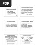 Crucial Accountability