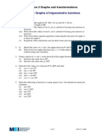 Graphs of Trigonometric Functions