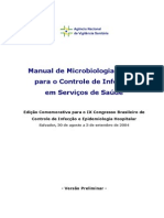 Manual de Microbiologia Clínica Da Anvisa - Introdução
