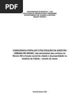 CONSCIENCIA POPULAR E POLITIZAÇÃO DA QUESTÃO URBANA NO BRASIL