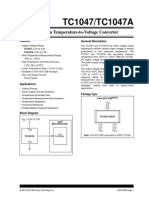 TC1047/TC1047A: Precision Temperature-to-Voltage Converter