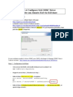 How to Setup ODBC Connection to SAS Datasets