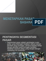 Bab V Menetapkan Pasar Sasaran