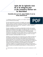 42-La Liturgia de La Iglesia Nos Invita a La Alegría Por La V