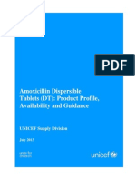 Amoxicillin DT Product Profile and Supply Update