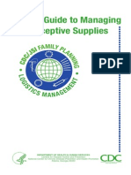 Pocket Guide To Managing Contraceptive Supplies