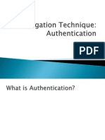 Authentication