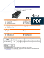 Inyector PoE 48V