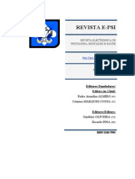 2011 - Revista E-psi Ano1, Volume 1