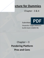 IT Architecture For Dummies: Chapter - 3 & 4