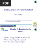 Building Energy Efficiency Handbook: Training Teachers