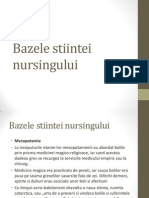 Bazele Stiintei Nursingului Curs 