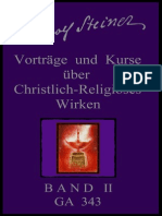 GA 343 - Rudolf Steiner - Vorträge Und Kurse Über Christlich-Religiöses Wirken - Band-2