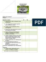 Lista de Cotejo Investigacin