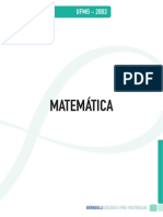 2003 Ufmg Matematica Exercicios