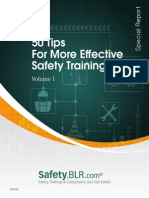 50 Tips for More Effective Safety Training