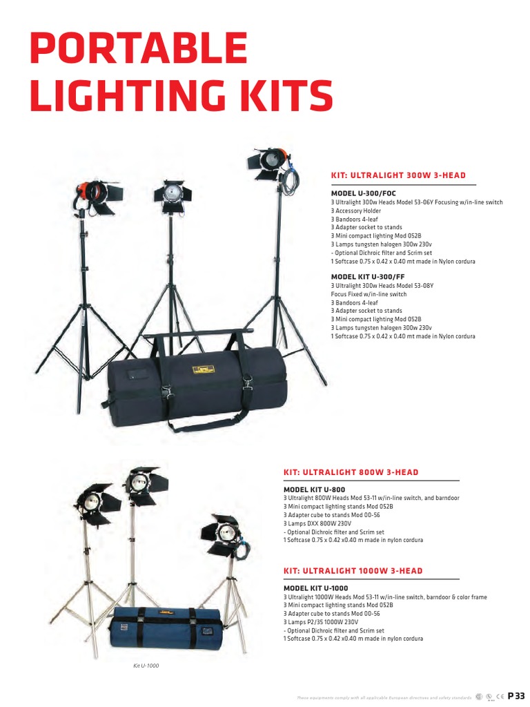 Portable Ultralight Lighting Kits | PDF