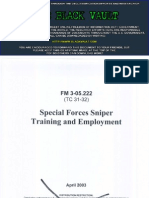 Special Forces Sniper Training and Employment Manual