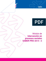 Intervencion en Procesos Sociales 2014-2
