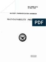 MILITARY MAINTAINABILITY PREDICTION HANDBOOK