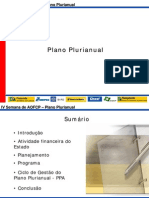 Palestra-Plano Plurianual