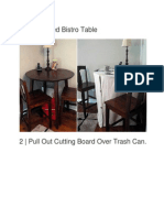 Slipcovered Bistro Table