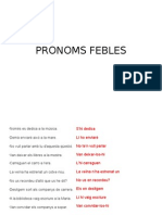 Pronoms Febles Examen