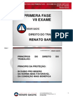 Au - TRA - Aula 01 - Saraiva VIII OAB - Renato Saraiva - 2011 PDF