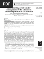 Download Implementing Total Quality Management by alliosagie SN23948786 doc pdf