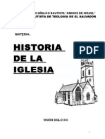 Folleto Historia de La Iglesia