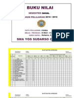 1415 Daftar Nilai Kelas Xi