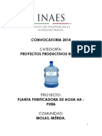 1 - Purificadora de Agua - Molas - 2014 Inaes (Reparado)