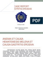Anemia Et Causa Hematemesis Melena Et Causa Gastritis