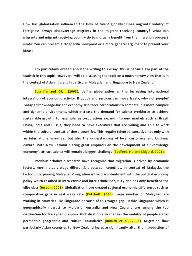 I am an immigrant essay image