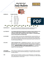SHS Daily Bulletin 9-12-14