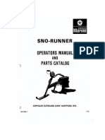 Sno Runner Owner's Manual