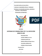 Sistemas de Combustible EFI y La Inyección Directa GDI GRUPO 02