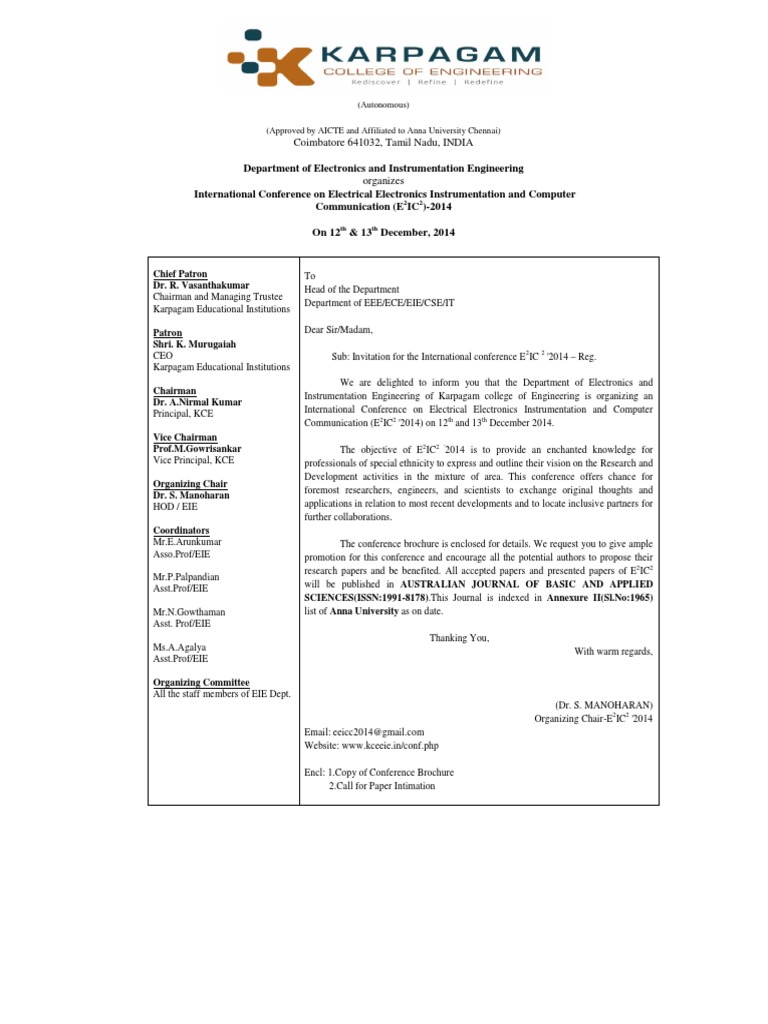 International Conference On Electrical Electronics