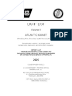 V2 - LIGHT LIST Volume II ATLANTIC COAST Shrewsbury River, New Jersey To Little River, South Carolina