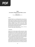 Download Licensing Market Entry Regulation by legalmatters SN239506 doc pdf