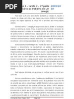 Para fazer a 2ª parte do trabalho da tarefa 2
