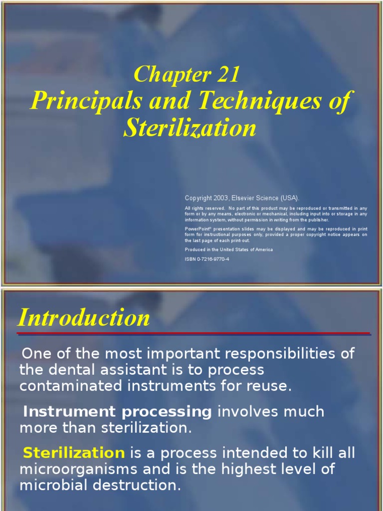 Disinfection Sterilization (Microbiology) (17 views)