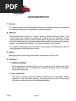 Jewellery Policy