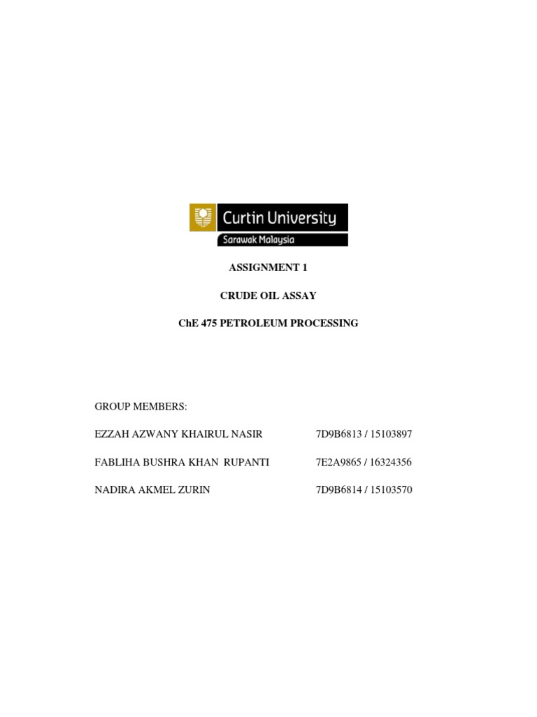 Eocene Crude Oil Assay Overview | PDF | Petroleum | Oil Refinery