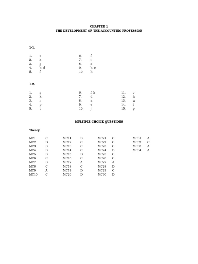 Financial Accounting Volume 1 By Valix 2010 Edition Answer Key