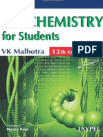 VK Malhotra - Biochemistry For Students, 12th Edition