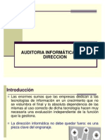 Cap 07 - Auditoria de La Direccion Informatica