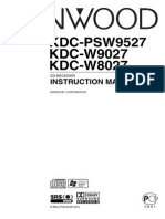 KDC - psw9527 - English Car Radio Manual