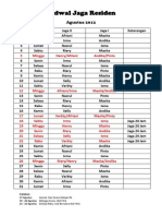 On-Call Schedule: August 2012