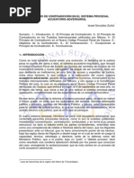 El Principio de Contradiccion en El Sistema Procesal Acusatorio-Adversarial